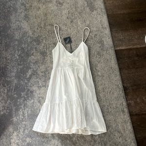 White minidress